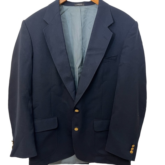 Stanfford Blazer with gold buttons size 43L - Picture 3 of 9